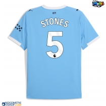 Moški Nogometni dresi Manchester City John Stones #5 Domači 2025-26 Kratek Rokav